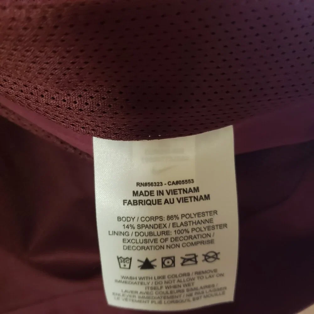 Virginia Tech Hokies Nike Full-Zip Men's Jacket 2XL Expandable Sides NWOT‎